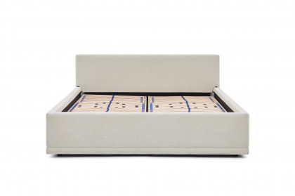 SC200 von Musterring - Polsterbett beige mit Bettkasten
