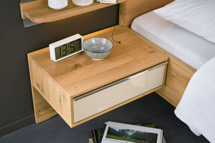 Savona 2.0 von Musterring - Bett Bianco-Eiche teilmassiv 180x200 cm