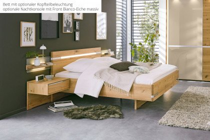 Savona 2.0 von Musterring - Bett Bianco-Eiche teilmassiv 180x200 cm