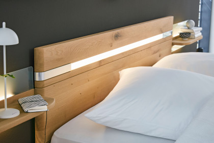 Savona 2.0 von Musterring - Bett Bianco-Eiche teilmassiv 180x200 cm