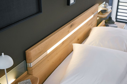 Savona 2.0 von Musterring - Bett Bianco-Eiche teilmassiv 180x200 cm