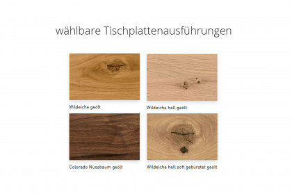 Tape von SCHÖNER WOHNEN - Esstisch Wildeiche hell geölt