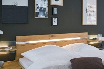 Savona 2.0 von Musterring - Doppelbett Bianco-Eiche teilmassiv
