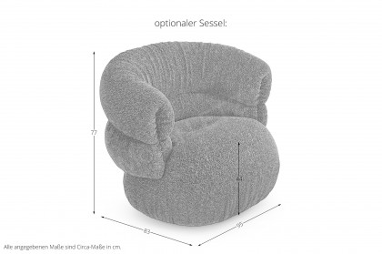 Manyara von Bretz - Designersofa margaux