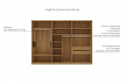 Savona 2.0 von Musterring - Schrank Champagnerglas - Bianco-Eiche