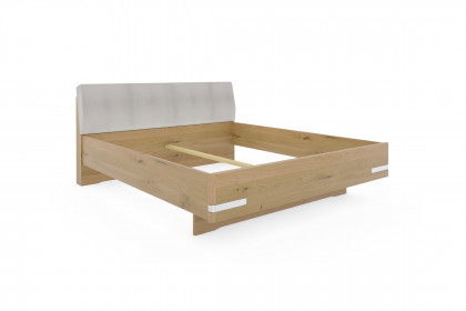 Savona 2.0 von Musterring - Bett Bianco-Eiche mit Polsterkopfteil