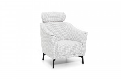 HU-CP23177 von Hukla - Ledersessel silver