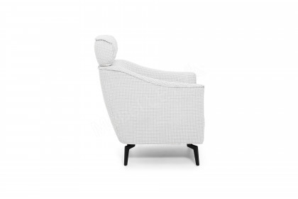 HU-CP23177 von Hukla - Ledersessel silver