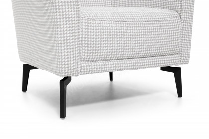 HU-CP23177 von Hukla - Ledersessel silver