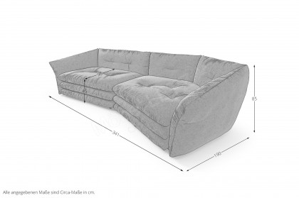 Manyara von Bretz - Sofa rechts savanna