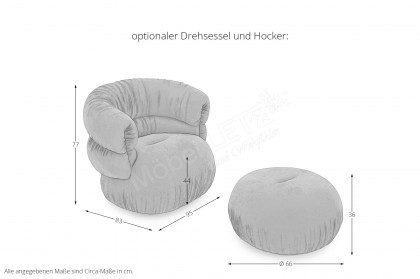 Manyara von Bretz - Sofa rechts savanna