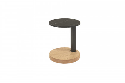 Variante 10 von Versa-living by Vierhaus - Beistelltisch in Granit Petro Grigio/ Wildeiche