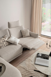 Tabby von SCHÖNER WOHNEN - Polsterecke links silver-creme