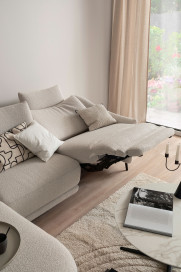 Tabby von SCHÖNER WOHNEN - Polsterecke links silver-creme