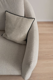 Tabby von SCHÖNER WOHNEN - Polsterecke links silver-creme