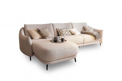Tabby von SCHÖNER WOHNEN - Polsterecke links silver-creme