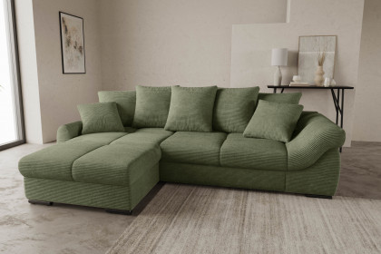 Livorno von Nova Via - Polstersofa links green