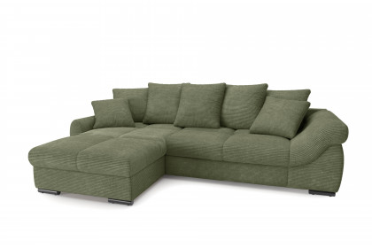 Livorno von Nova Via - Polstersofa links green