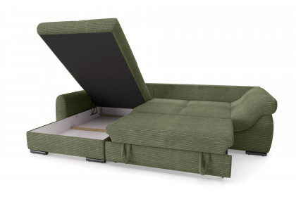 Livorno von Nova Via - Polstersofa links green