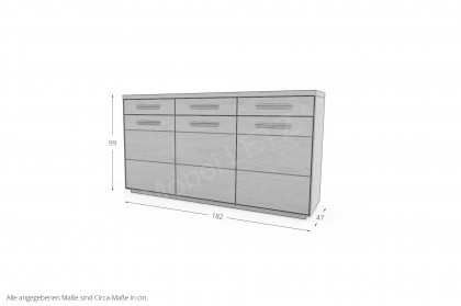 Venta Plus von Decker - Sideboard 103 Eiche bianco