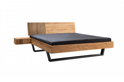 Manhattan-sleeping von Nature Living - Doppelbett mit Hängekonsolen Eiche