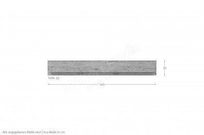 Bellano von Innostyle - Wandboard 10M6HH40 in Viking Oak