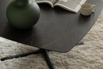 Derby-living von SCHÖNER WOHNEN - Couchtisch Dekton/ Metall