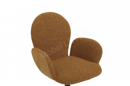 Bari von SCHÖNER WOHNEN - Polsterstuhl in Kurkuma/ Curry