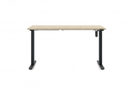eComo von Nowy Styl - Home-Office-Tisch in Akazie Nachbildung/ Schwarz