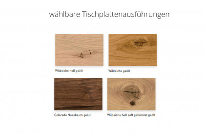 Chester von SCHÖNER WOHNEN - Esstisch Wildeiche hell geölt