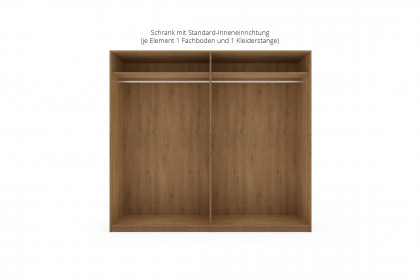 Manhattan-sleeping von Nature Living - Schlafzimmer Wildeiche - Glas weiß