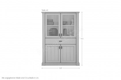Village von SCHÖNER WOHNEN - Highboard Lack salbei