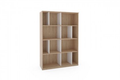 clip by rb 343 von Röhr-Bush - Standelement mit 12 Fächern Hickory - weiß