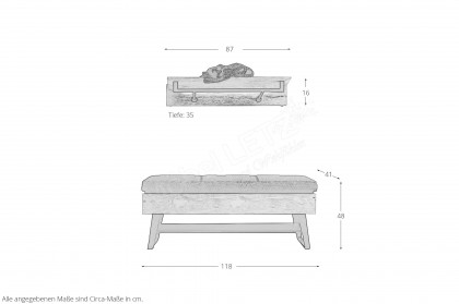 Yonna aus der SCHÖNER WOHNEN-Kollektion - Garderobe Kerneiche Natur/ weiß