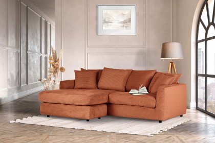 Donato von GUTMANN - Ecksofa links pfirsich