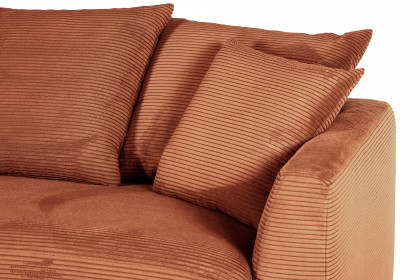 Donato von GUTMANN - Ecksofa links pfirsich