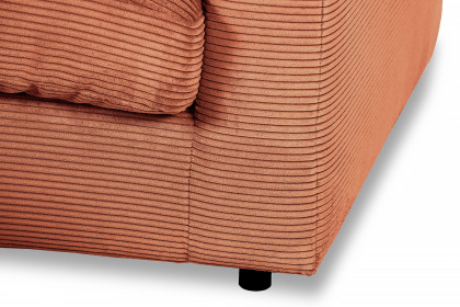 Donato von GUTMANN - Ecksofa links pfirsich
