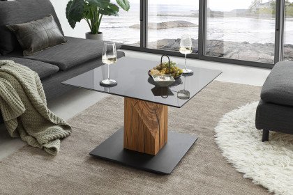 Balsta von A Better Place - Couchtisch höhenverstellbar mit Eichenblock