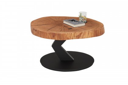 Biloxi von A Better Place - Couchtisch mit Baumscheibentischplatte