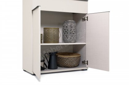 Rubin von Staud - Highboard sandfarben mit Schubkästen & Türen