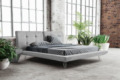 Milano von DONE.® - Polsterbett in Silver