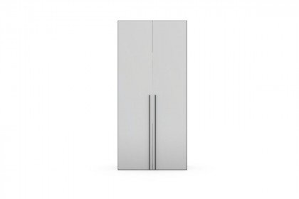 Longline von JUTZLER - Kleiderschrank ca. 100 cm breit schwarz - Glas weiß