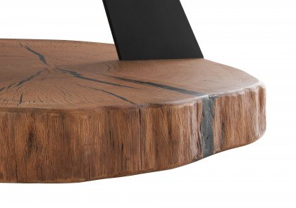 Biloxi von A Better Place - Couchtisch mit massiver Eichenbodenplatte