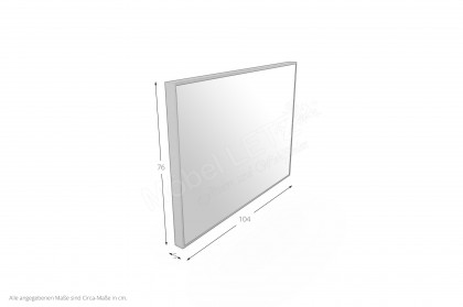 Alegro2 Style von Nolte - Hängespiegel horizontal & vertikal nutzbar