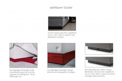 Cantella von RUF Betten - Boxspringbett rose