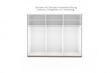 Multiline von SCHÖNER WOHNEN - Kleiderschrank mit Quadrateinsatztüren