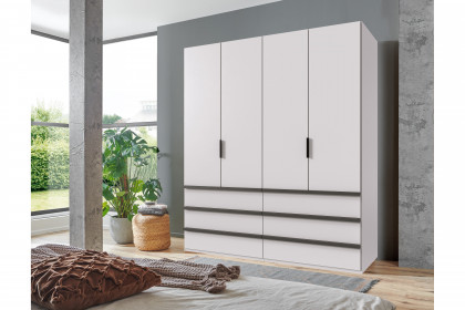Oxford von Wimex - Falttürenschrank weiß ca. 200 cm breit