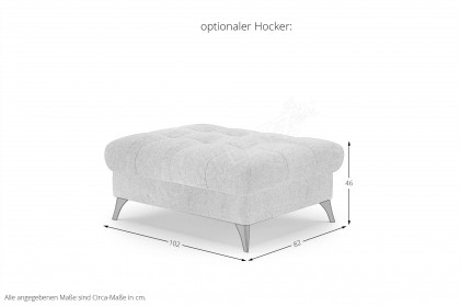 Blackburn II von Nova Via - Eckcouch links taupe