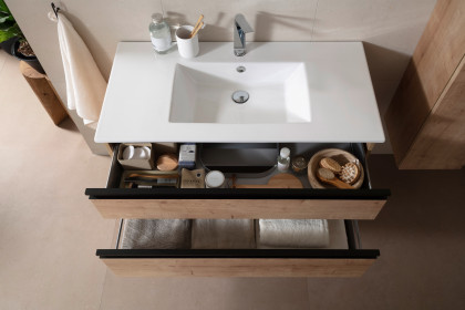 Stockholm von SCHÖNER WOHNEN - Badezimmer in Eiche natur