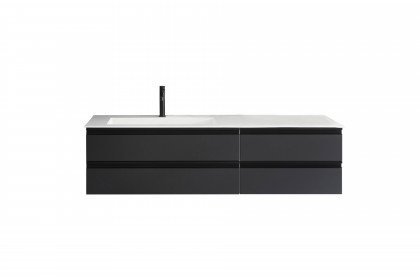 Bilbao von SCHÖNER WOHNEN - Badezimmer in Cosmos Grey matt